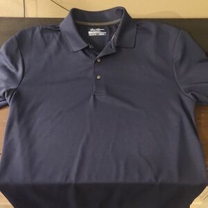 Ben Hogan Blue Polo Shirt Classic Cotton Blend